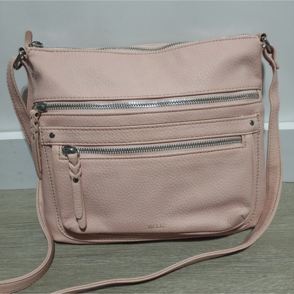 Vintage Relic Pink Crossbody Purse - Picture 2 of 11